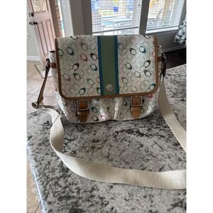 COACH Signature Messenger Shoulder Bag F7028